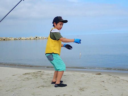 初心者向け　キス釣り体験（3）